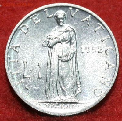 ВАТИКАН 1лира 1952, UNC, до 16.03.14г 22-30мск - ватикан_01.JPG