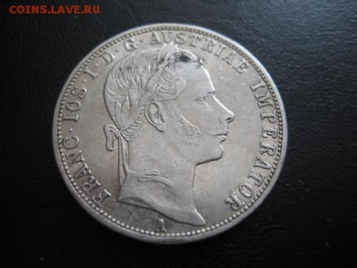 1860 Австрия, 1 Fl, серебро, до 18.03 в 22-10 мск - IMG_0807.JPG