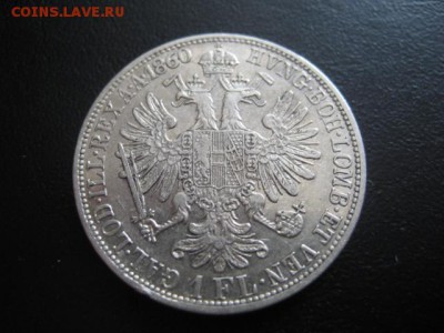1860 Австрия, 1 Fl, серебро, до 18.03 в 22-10 мск - IMG_0808.JPG