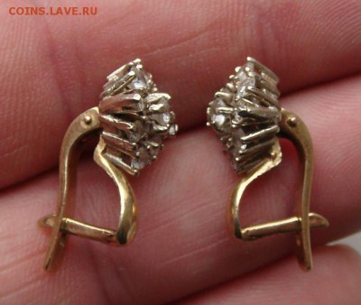 серьги золото 585 пр вес 6.11 гр - DSC01215ббб