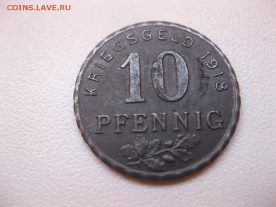 BOCHUM,10 пфеннигов 1918г(нотгельд,железо)!!до 13.03.2014 - IMG_0849.JPG