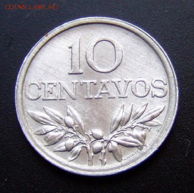 ПОРТУГАЛИЯ 10 сентаво (1979) алюм. до 15.03 (22.00) - Португалия 10 сентаво (1979) алюм. Р