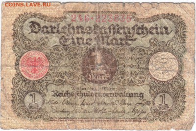 1 марка 01.03.1920 Германия Веймар до 19.03.14г. в 19.00 - Scan-140312-0001