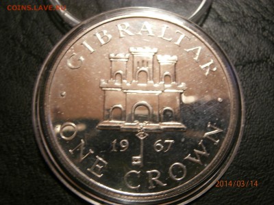 ГИБРАЛТАР. крона ЗАМОК. 1967г. до 15.03 - P3140020.JPG