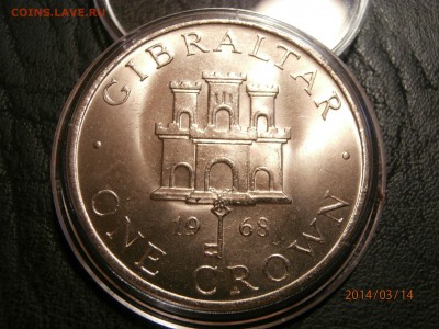 ГИБРАЛТАР. крона ЗАМОК. 1968г. до 15.03 - P3140022.JPG