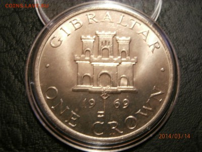 ГИБРАЛТАР. крона ЗАМОК. 1969г. до 15.03 - P3140024.JPG
