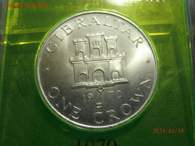 ГИБРАЛТАР. крона ЗАМОК. 1970г. до 15.03 - P3140026.JPG