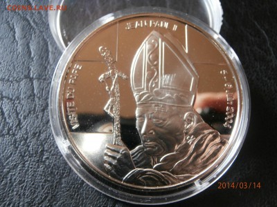 КОНГО 5 франков2004г.ВИЗИТ ПАПЫ до 15.03 - P3140002.JPG