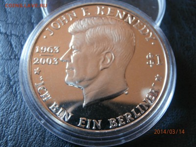 БРИТ.ВИРГИНСКИЕ О-ВА 1 доллар Д.КЕННЕДИ 2003г. до 15.03 - P3140004.JPG