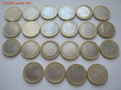 1 Евро (22 шт.) и 10 центов (20 шт.) - 5а
