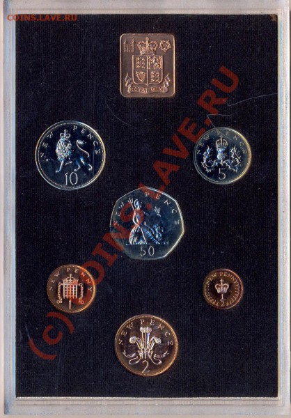 Набор Англии 1971г. Proof, до 3.03.10г. 22.00МСК - Англия 1971-2