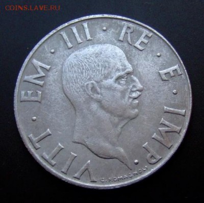 ИТАЛИЯ 2 лиры (1940) нерж.сталь до 18.03 (22.00) - Италия 2 лиры (1940) нерж. сталь А