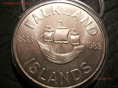ФОЛКЛЕНДЫ. 50пенсов 150 лет БРИТАНСКОЙ КОРОНЕ 1983г до 16.03 - P3150001.JPG