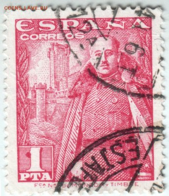 Марки Испании 41 шт. времён 40-х годов до 21.03.14 г. в 19.0 - Scan-140312-0050