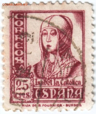 Марки Испании 41 шт. времён 40-х годов до 21.03.14 г. в 19.0 - Scan-140312-0067