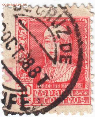 Марки Испании 41 шт. времён 40-х годов до 21.03.14 г. в 19.0 - Scan-140312-0084