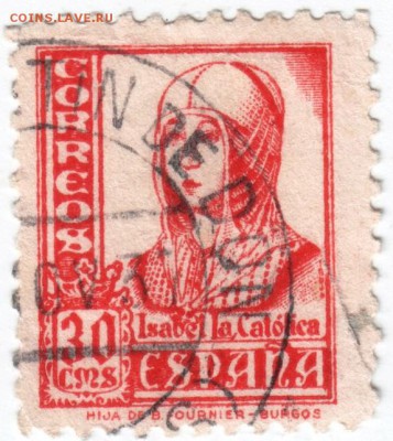 Марки Испании 41 шт. времён 40-х годов до 21.03.14 г. в 19.0 - Scan-140315-0004