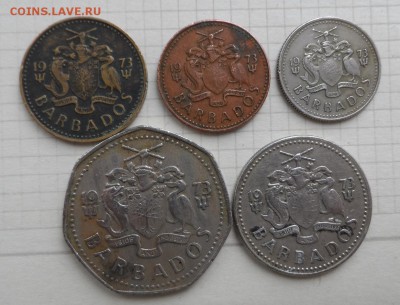 Барбадос. 5 монет. 1973г. - SAM_5390.JPG