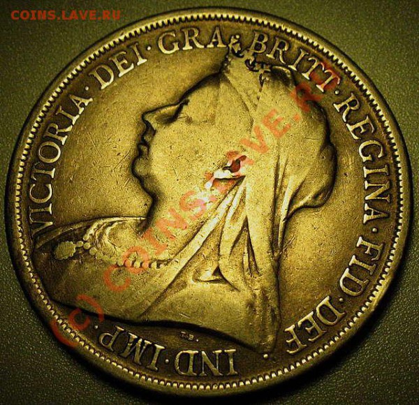 1 Крона 1893 год (Королева Виктория) Англия - 5294020