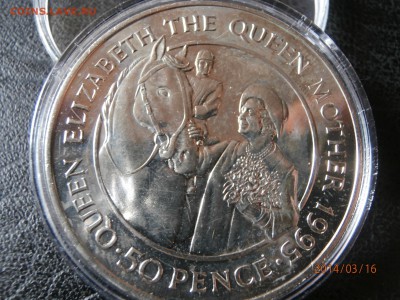 О.СВ.ЕЛЕНЫ  1995 г.50пенсов. КОРОЛЕВА МАТЬ до 18.03 - P3160005.JPG