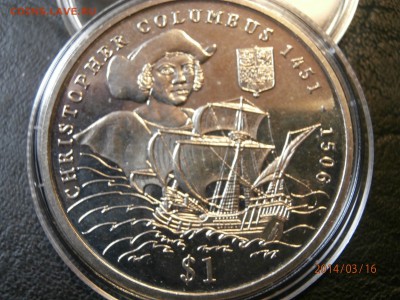 ЛИБЕРИЯ 1 доллар Х.КОЛУМБ 1999г. до 18.03 - P3160009.JPG