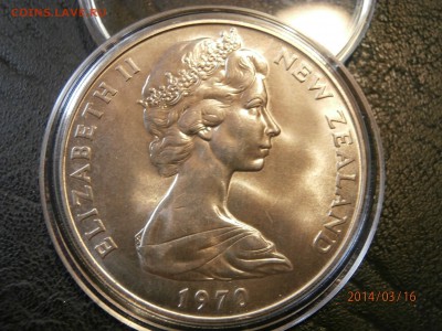 НОВ.ЗЕЛАНДИЯ 1 доллар 1970г.ГОРА КУКА до 18.03 - P3160008.JPG
