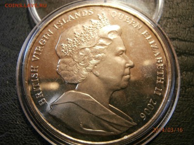 БРИТ.ВИРГИНСКИЕ О-ВА 1 доллар МОНА ЛИЗА 2006г. до 18.03 - P3160004.JPG