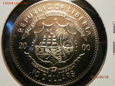 ЛИБЕРИЯ 10долларов. UNC.  2000г.Д.КЕННЕДИ до 18.03 - P3160002.JPG