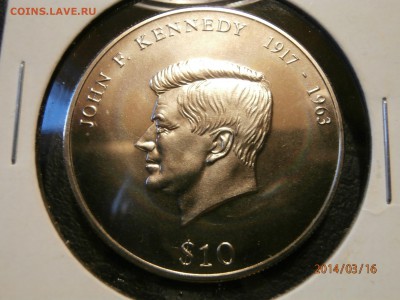 ЛИБЕРИЯ 10долларов. UNC.  2000г.Д.КЕННЕДИ до 18.03 - P3160001.JPG