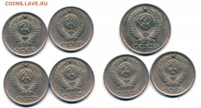 15к. 1981 шт.2 10к. 1980 шт.2.3 шт. 2.1 по Федорину до 21.03 - 1