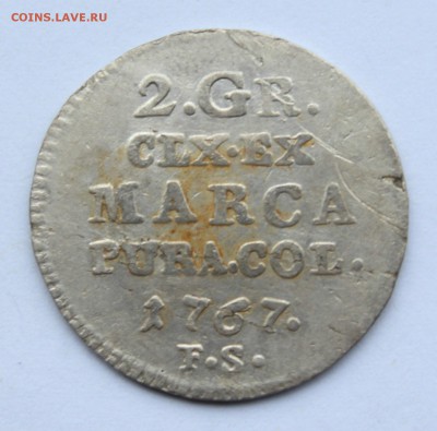 2 гроша Польша. 1767г. F.S. - 2-1767.JPG