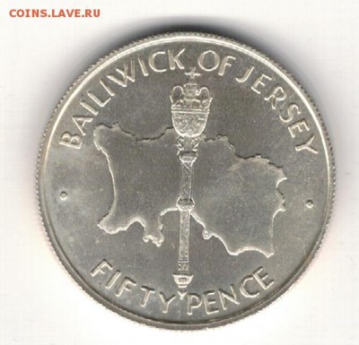 Ag ДЖЕРСИ ФУНТ 1972 СЕРЕБР.ЮБИЛЕЙ ДО 20.03 В 22.00МСК (8226) - 5-дж50п1