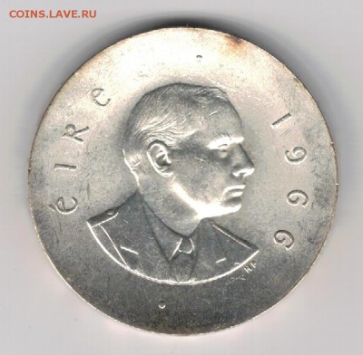 Ag ИРЛАНДИЯ 10 ШИЛЛИНГОВ 1966 ЮБИЛЕЙ 20.03 В 22.00МСК (8224) - 5-ир