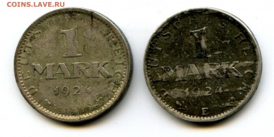 1 марка 1924 Веймар. 2 экз. А + Е. Оценка. - img427