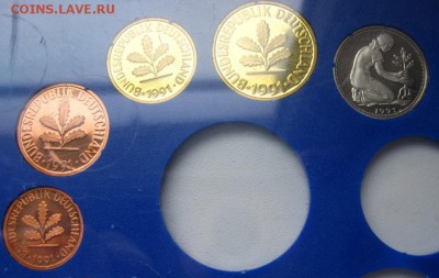 ФРГ,1,2,5,10,50 пфеннигов 1991F (пруф)!!до 18.03.2014 - IMG_0830.JPG