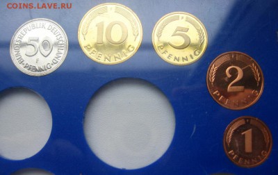 ФРГ,1,2,5,10,50 пфеннигов 1991F (пруф)!!до 18.03.2014 - IMG_0829.JPG