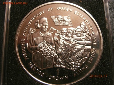 ГИБРАЛТАР. крона ЗОЛОТАЯ СВАДЬБА.№2 1997г. до 18.03 - P3170003.JPG