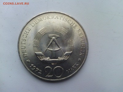 БЫСТРЫЙ АУКЦИОН!!ГДР 20 марок 1972г. Фридрих Шиллер - IMG_20140312_193329