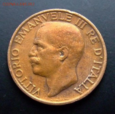 2 - Италия 10 чентезимо (1921) Пчела А