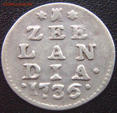Нидерланды. Зеландия_2 стювера 1736. Серебро; до 18.03_22.08 - 7569