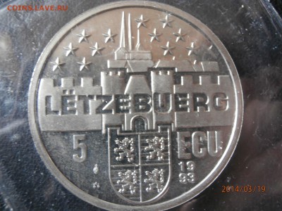 ЛЮКСЕМБУРГ 5экю 1993г. до 20.03 - P3190014.JPG