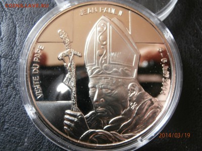 КОНГО 5 франков2004г.ВИЗИТ ПАПЫ до 20.03 - P3190023.JPG