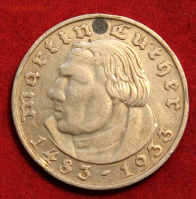 С рубля ГЕРМАНИЯ 2марк 1933г. МАРТИН ЛЮТЕР до 31.03.14г. - IMG_1359.JPG