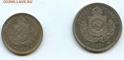 Бразилия 100 рейс 1882, 200 рейс 1871 - img036
