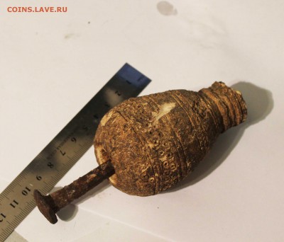 Костяная ручка (?) с гвоздем - что это? - 3