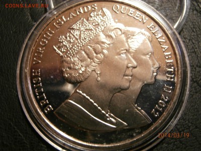 ВИРГИНСКИЕ О-ВА 1 доллар 2012г.ЖИЗНЬ КОРОЛЕВЫ  до 20.03 - P3190035.JPG