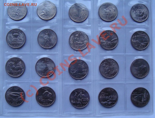 25 ЦЕНТОВ США ЮБИЛЕЙКА 2004-2008 25 ШТ UNC ДО 1 МАРТА 22-22 - DSC00870.JPG