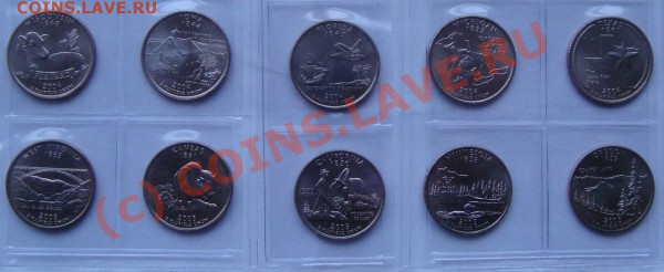 25 ЦЕНТОВ США ЮБИЛЕЙКА 2004-2008 25 ШТ UNC ДО 1 МАРТА 22-22 - DSC00870.JPG
