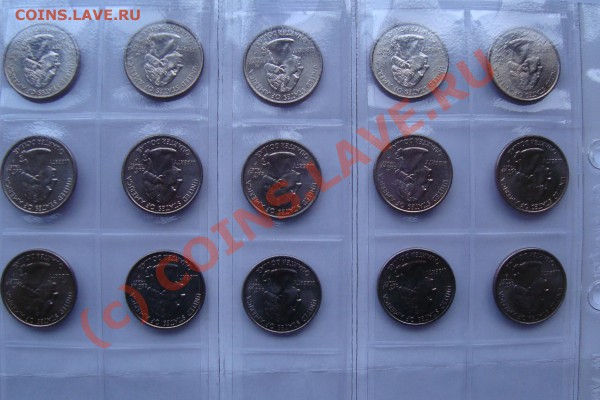 25 ЦЕНТОВ США ЮБИЛЕЙКА 2004-2008 25 ШТ UNC ДО 1 МАРТА 22-22 - DSC00873.JPG