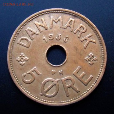 2 - Дания 5 эре (1938) Р